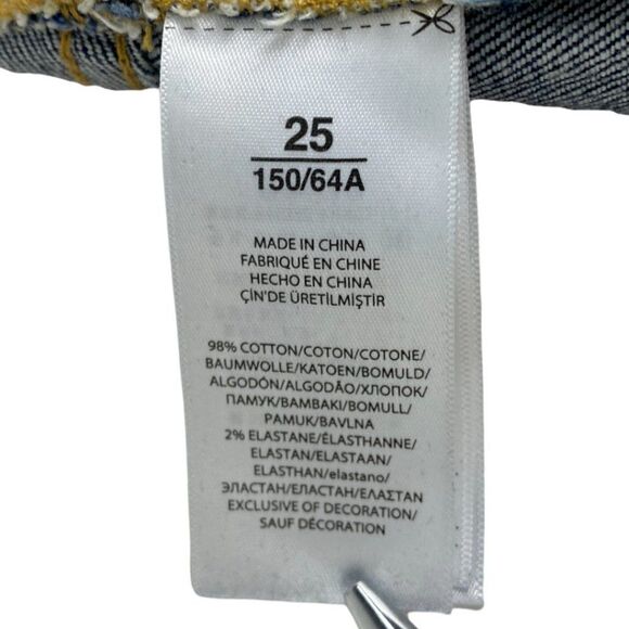 Polo Ralph Lauren Womens Waverly Straight Crop  Embroidered Hem Jeans US 25 - Picture 13 of 13